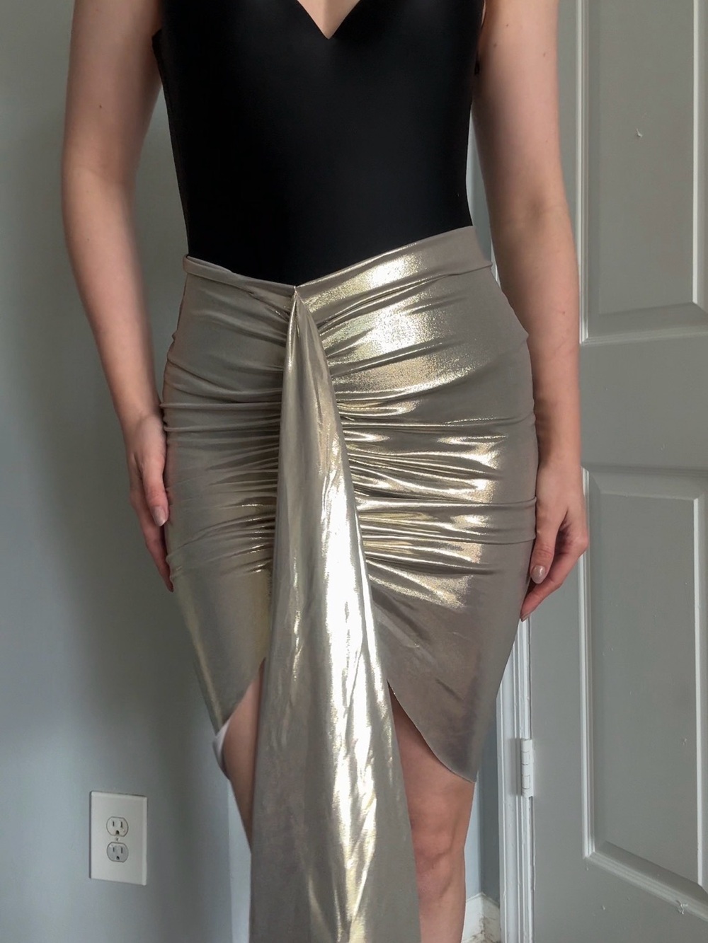 Mew mews metal skirt
